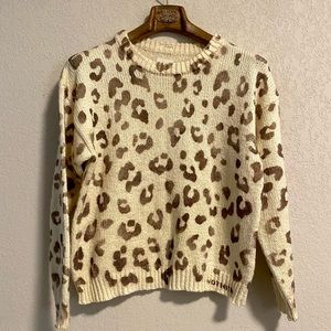 Mother The Jumper Sweater Leopard Look The Part L